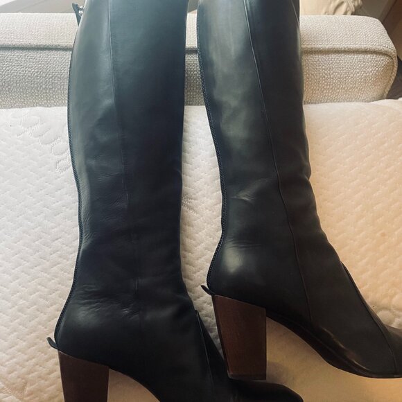 Spanish Leather Boots, Chanel Mules, J Crew Sandals - Picture 1 of 7